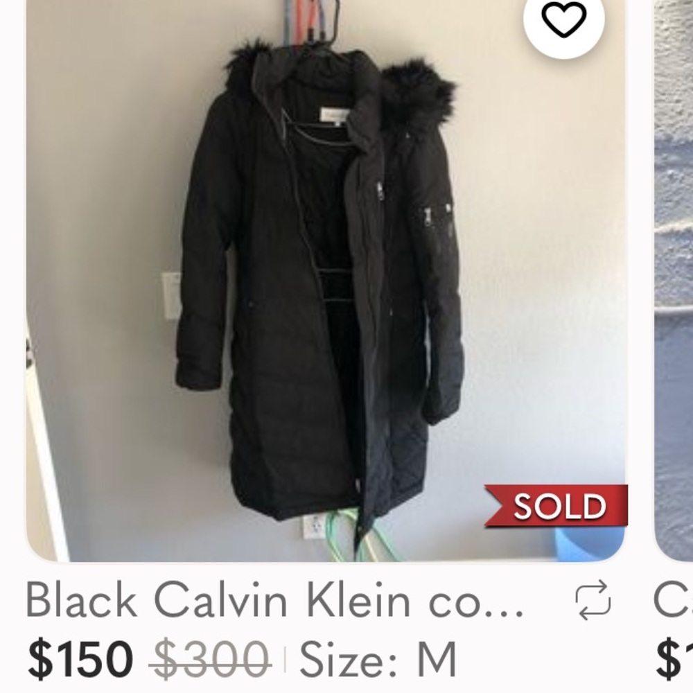 CALVIN KLEIN 🔥❄️ Matte  Stretch Hooded Chevron Quilted Jacket - Picture 7 of 15